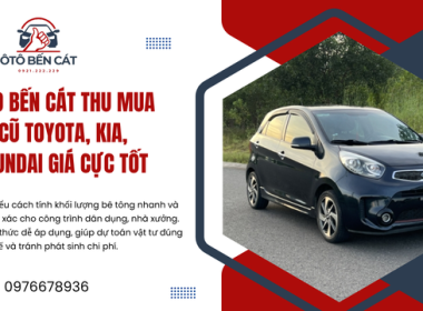 Oto Bến Cát thu mua xe cũ Toyota, Kia, Hyundai giá cực tốt